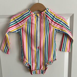 Old Navy Striped Rashguard One Piece